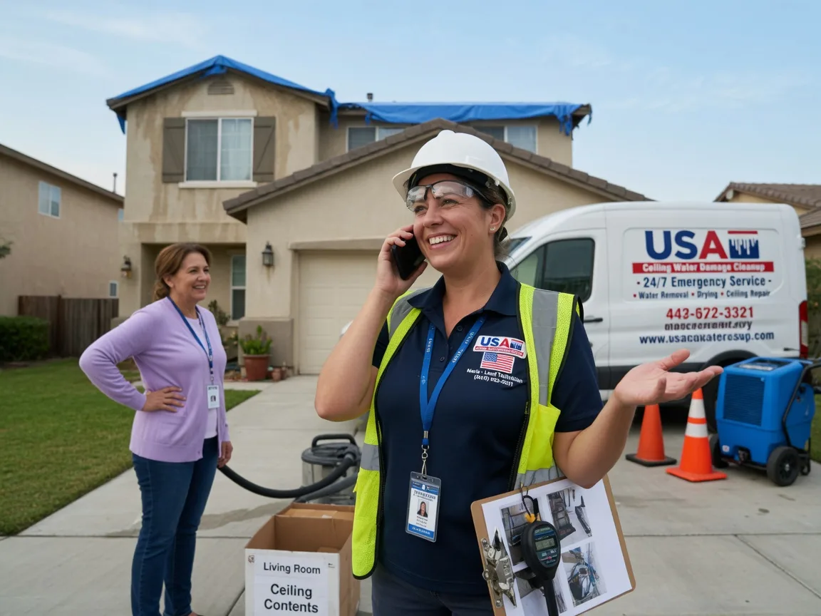 Ceiling Water Damage Restoration Burgoon, OH FAQs